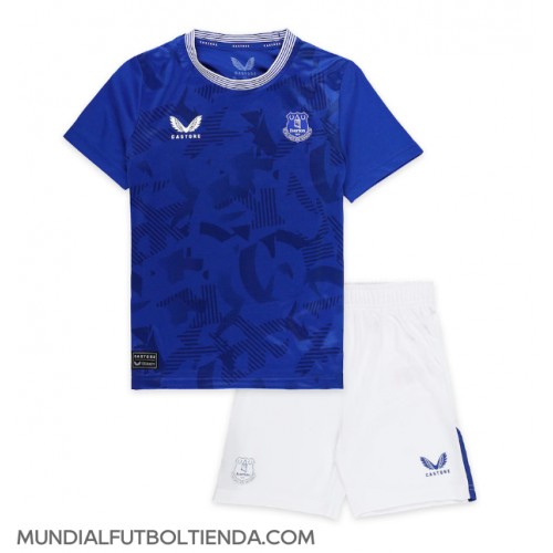 Camiseta Everton Primera Equipación Replica 2024-25 para niños mangas cortas (+ Pantalones cortos)